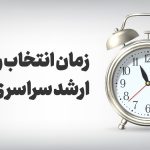 زمان انتخاب رشته کارشناسی ارشد سراسری 98