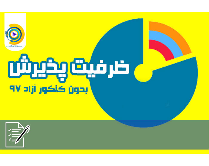 ظرفیت پذیرش بدون کنکور آزاد 98